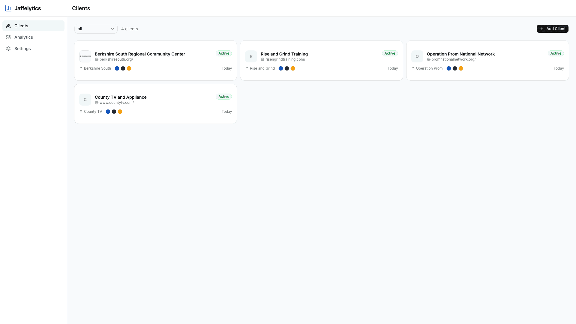 Client Dashboard